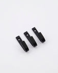 Henri Wall Hook in Black, Set of 3