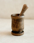 Mortar & Pestle, Dark Walnut