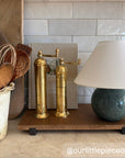 Green Travertine Lamp
