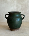 Aged Olive Glazed Vase