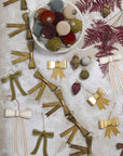 Antique Gold Bow Garland