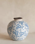 Bluebell Floral Terracotta Jar