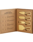 Champagne Gold Cheese Knives Set