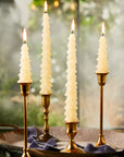 Tree Shaped Taper Candles, Set of 2