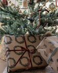 Christmas Wreath Wrapping Paper