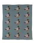Ducks Cotton Knit Blanket