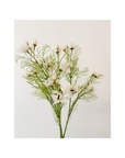 Faux Cosmos Cream Stems