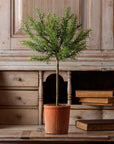 Faux Potted Rosemary Topiary