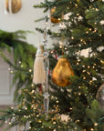 Faux Crystal Icicle Ornaments, Set of 2
