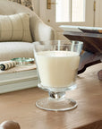 Geneva Glass Hurricane Candle