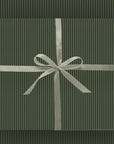 Green Pinstripe Gift Wrap