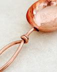 Hammered Copper Scoops, Set of 4