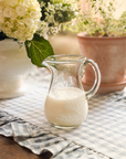 Hand-Etched Blown Petite Pitcher