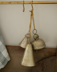 Hanging Pewter Metal Bells, Set of 3