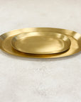Heirloom Oval Brass Trays