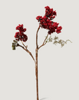 Holiday Red Berries Faux Stem