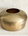 Large Textured Brass Vase
