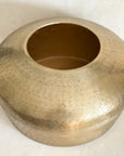 Large Textured Brass Vase