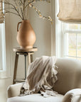 The Laurel Ruffle Throw