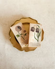 Medallion Round Brass Tray