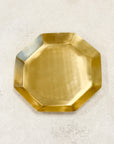 Octagon Brass Tray