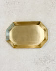 Octagon Rectangle Brass Trays