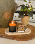 Oval Travertine Tray