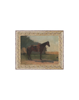 Saddled Horse Art, 10x8