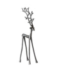 Sculpted Gunmetal Reindeer, 17.5" H