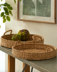 Seagrass Round Trays, Set of 2