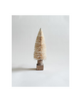 Sisal Bottle Brush Tree with Wood Base