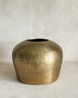 Small Textured Brass Vase