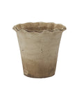 Terracotta Planter with Ruffled Edge
