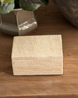 Travertine Lidded Boxes, Small