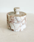 Verona Matte Marble Lidded Jar
