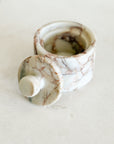 Verona Matte Marble Lidded Jar