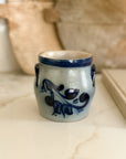 Vintage Salt Glazed Ceramic Jar