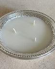 Vintage Silver Plate Candles