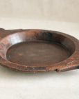 Vintage Wooden Dough Bowl Tray