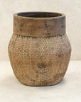 Vintage Woven Chinese Basket TALL