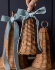 Wicker Bells, Set of 3