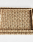 Woven Coffee Table Trays