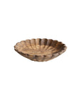 Scalloped Wood Bowl