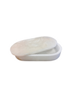 Alabaster Oval Boxes, Medium & Large