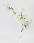 Faux Cherry Blossom in Cream White - 44"