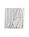 Linen Fringe Striped Napkins, Set of 4