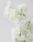 Artificial Spring Cherry Blossoms in Cream - 40"
