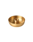 Round Brass Candle Holder