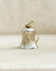 Hand-Painted Mercury Glass Bell Ornament