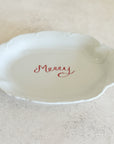 Stoneware Merry Table Plate